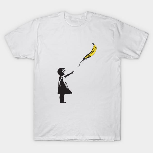 Banksy Underground T-Shirt by PopGraphics